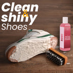 Shoe Cleaner Kit with Brush - Pink Leather Village
