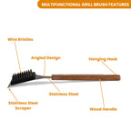 Grill Brush and Scraper for Barbecue Dhampooh
