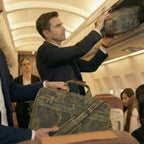 Leather Laptop Messenger Briefcase Bag - OLIVE Leather Village