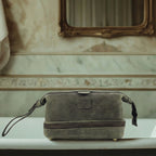 Olive Leather Dopp Kit – Travel Toiletry Bag Leather Village