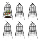 Heavy-Duty Chicken Wire Plant Cloches - Pack of 6 Leather Village