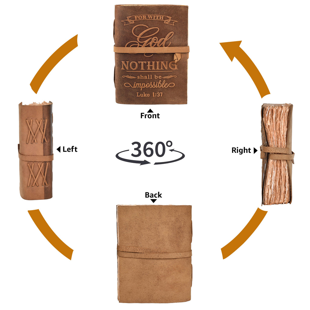 Leather Village crust devotional bible note journal
