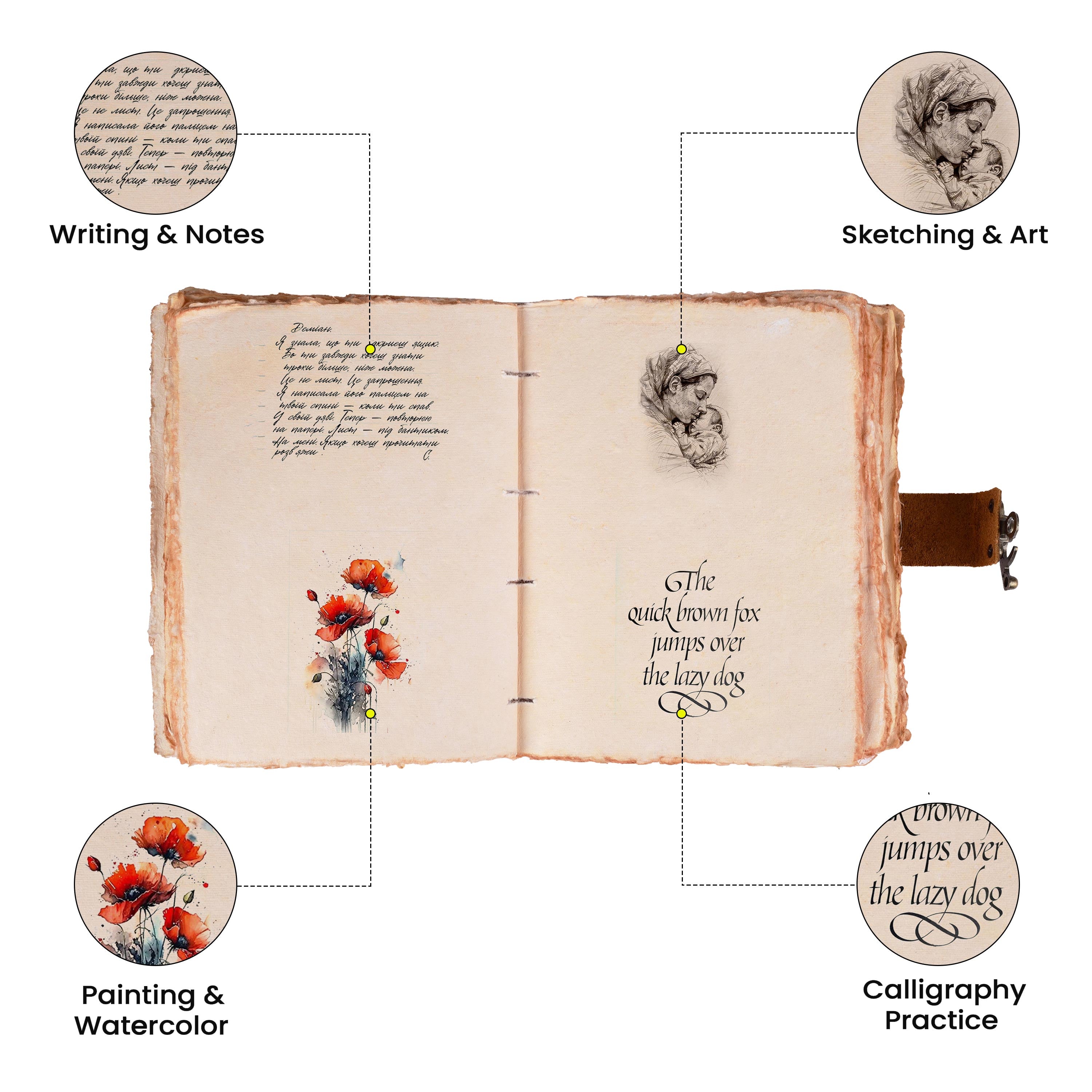 John 3:17 Leather Journal