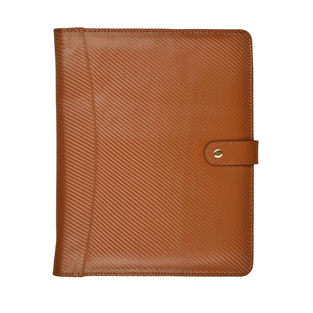 Leather Village carbon fiber leather interview padfolio case