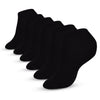 No Show Socks for Men & Women - Stylish Cotton Comfort Running Socks- Low Cut Ankle Length Anti Slip Socks Pack of 6