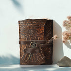 Gothic Journal- Brown Leather Village