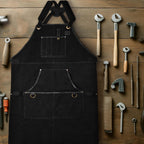 Black Leather Tool Apron Leather Village