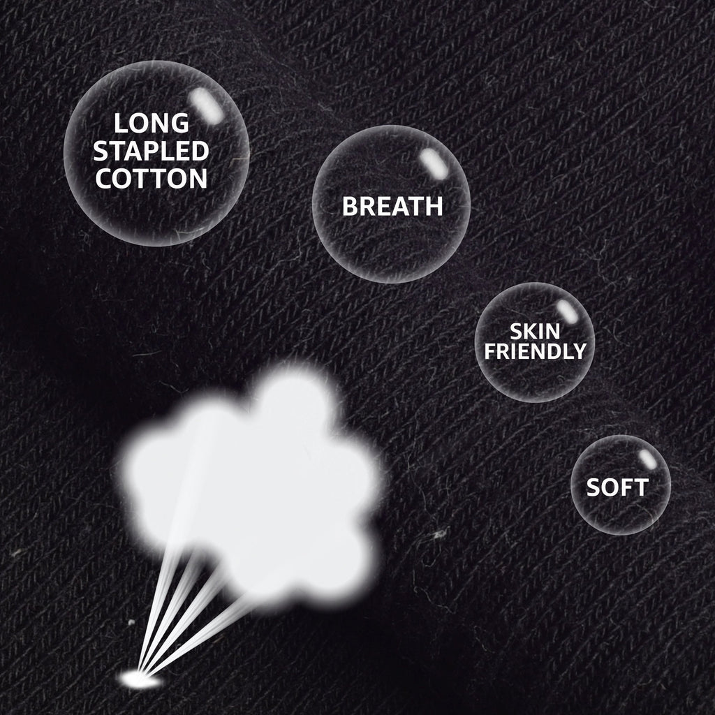 No Show Socks for Men & Women - Black Leather Village