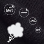 No Show Socks for Men & Women - Black Leather Village