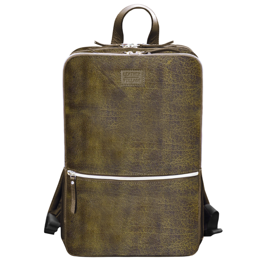 17 genuine leather laptop backpack Sigmund" Inch allowing fitment for large objects Polare 17.3 Inch Full Grain