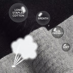 Athletic Socks - Pair of 6 - Black