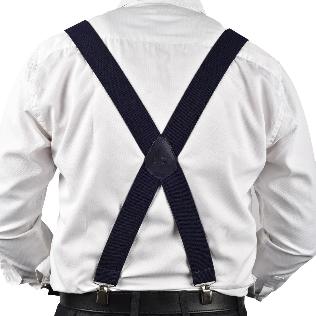 Adjustable Suspenders for Men & Women X-Back Elastic Braces with Strong Clips, Classic Style for Any Occasion