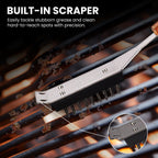 Grill Brush and Scraper for Barbecue Dhampooh