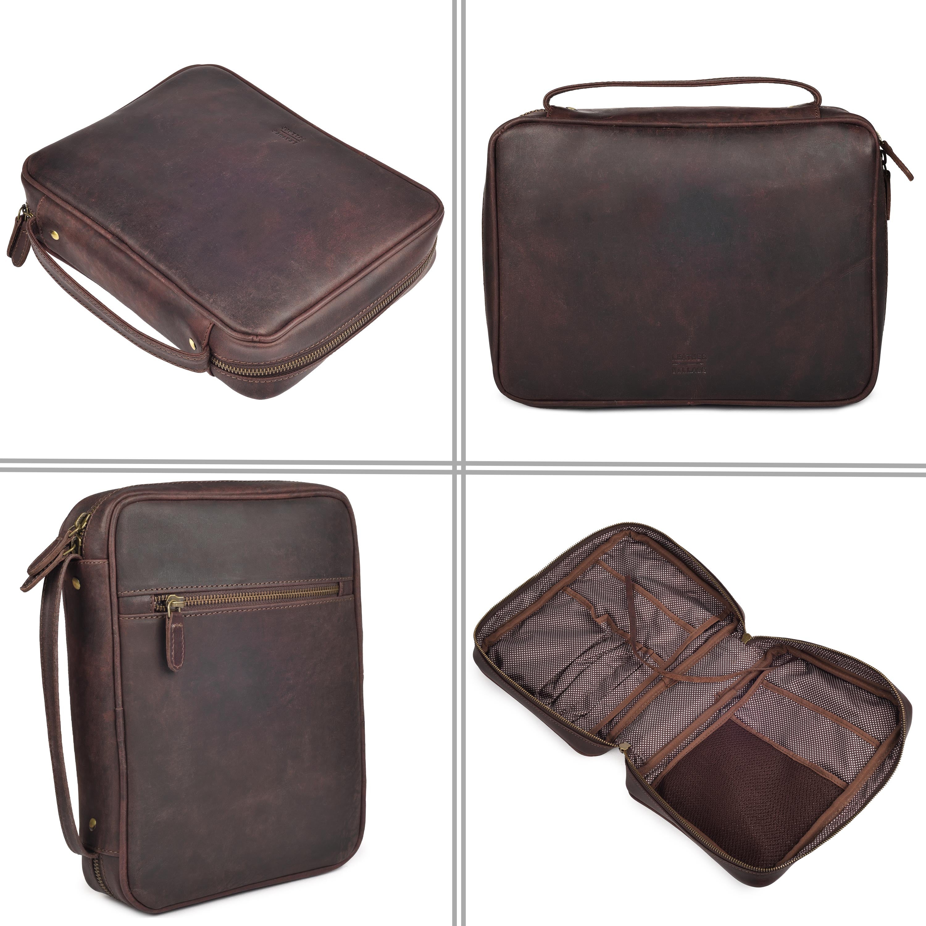 Handmade Leather Bible Cover - Cherry Leather Village