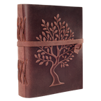 Fuchsia Tree of Life Journal Leather Village