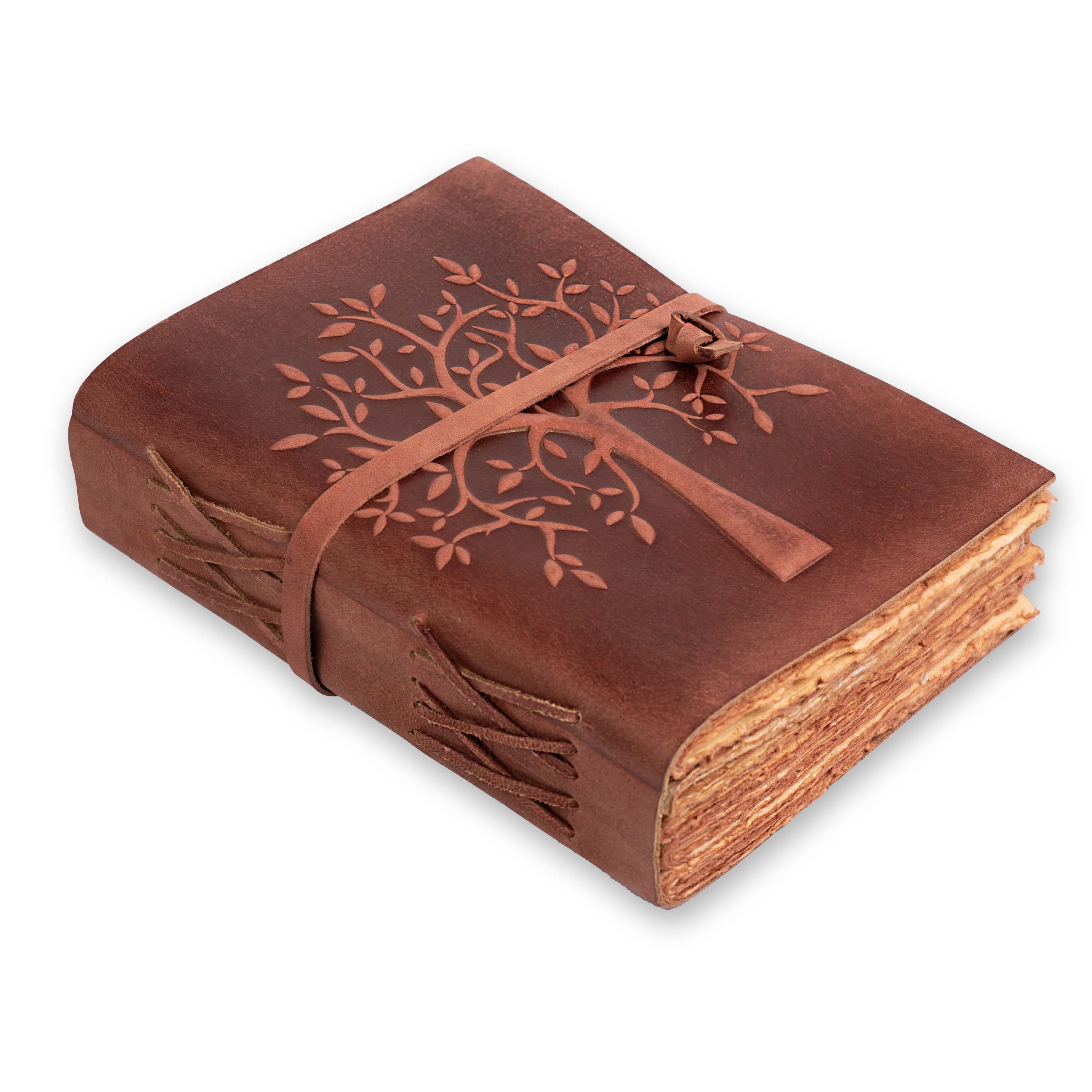 TREE OF LIFE JOURNAL - VINTAGE LEATHER JOURNAL