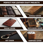 Leather Village handcrafted cowhide leather for DIY projects