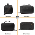 Leather Travel Cosmetic Bag for Women
