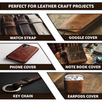 Leather Village handcrafted cowhide leather for DIY projects