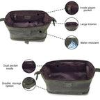 Olive Leather Dopp Kit – Travel Toiletry Bag Leather Village