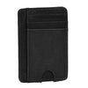 Leather Slim Wallet RFID Blocking Front Pocket Minimalist Credit Card Holder