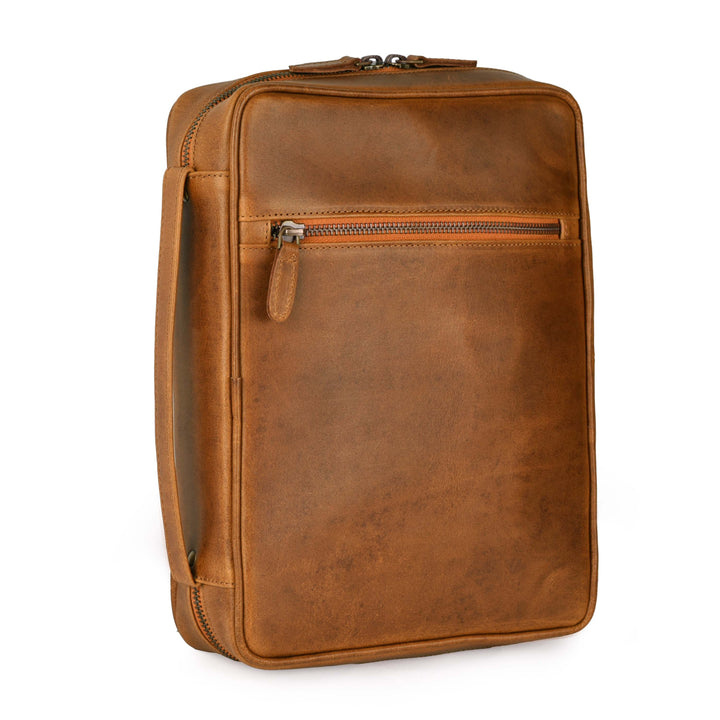 Handmade Vintage Leather Bible Cover for Men & Women - Large Protective Bible Case & Organizer for Church, Travel & Study Christian Religious Antique Bookmark