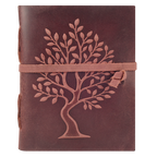 Fuchsia Tree of Life Journal Leather Village