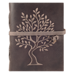 Grey Tree of Life Journal Leather Village