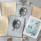 Handmade Watercolor Paper - Vintage | 20 Sheets