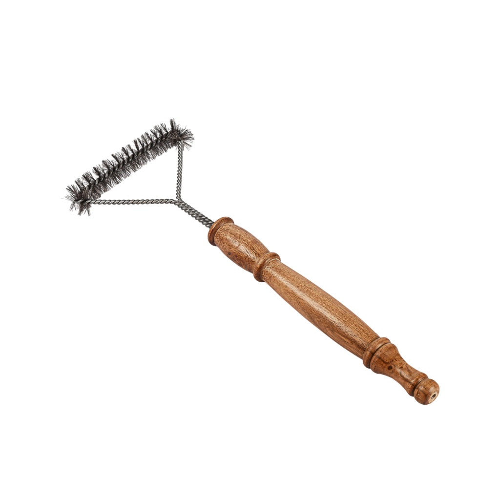 Stainless Steel Three Sided Grill Brush – BBQ Grill Cleaner for Outdoor Grills Dhampooh