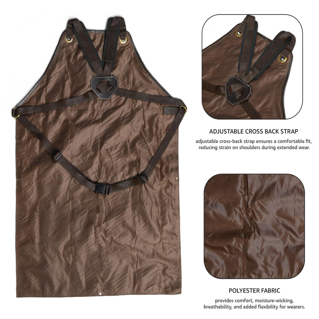 Brown Leather Tool Apron Leather Village