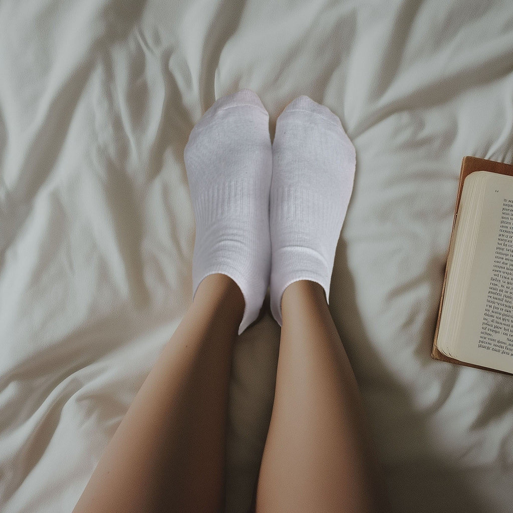 No Show Socks for Men & Women - White Dhampooh