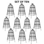 Leather Village reusable wire mesh plant protection cloches