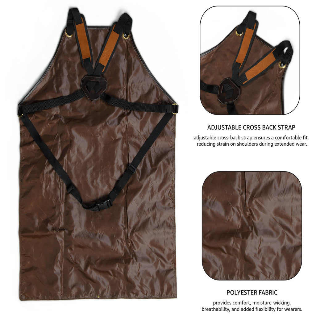 Tan Leather Tool Apron Leather Village