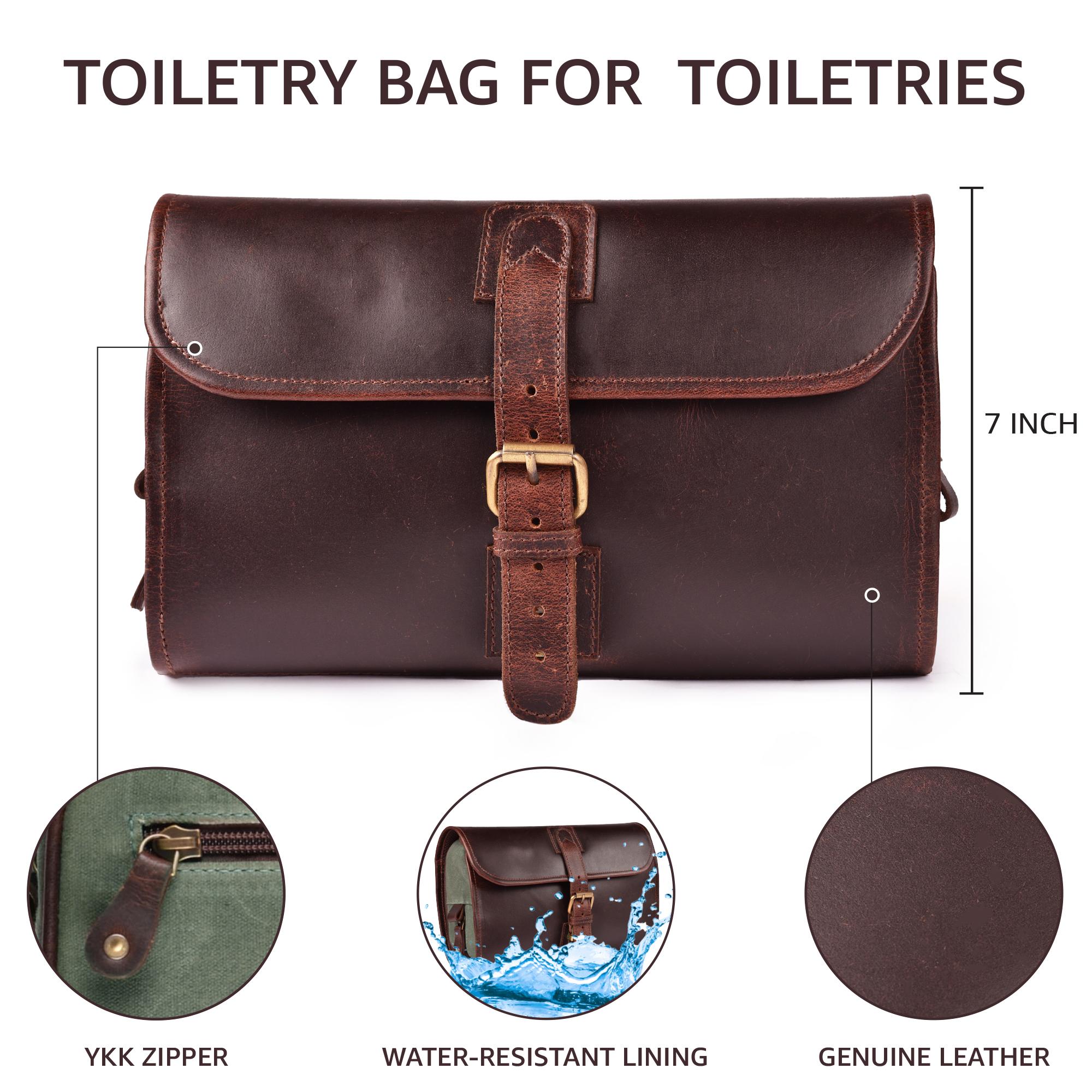 Hanging Toiletry Bag for Travel - Cherry