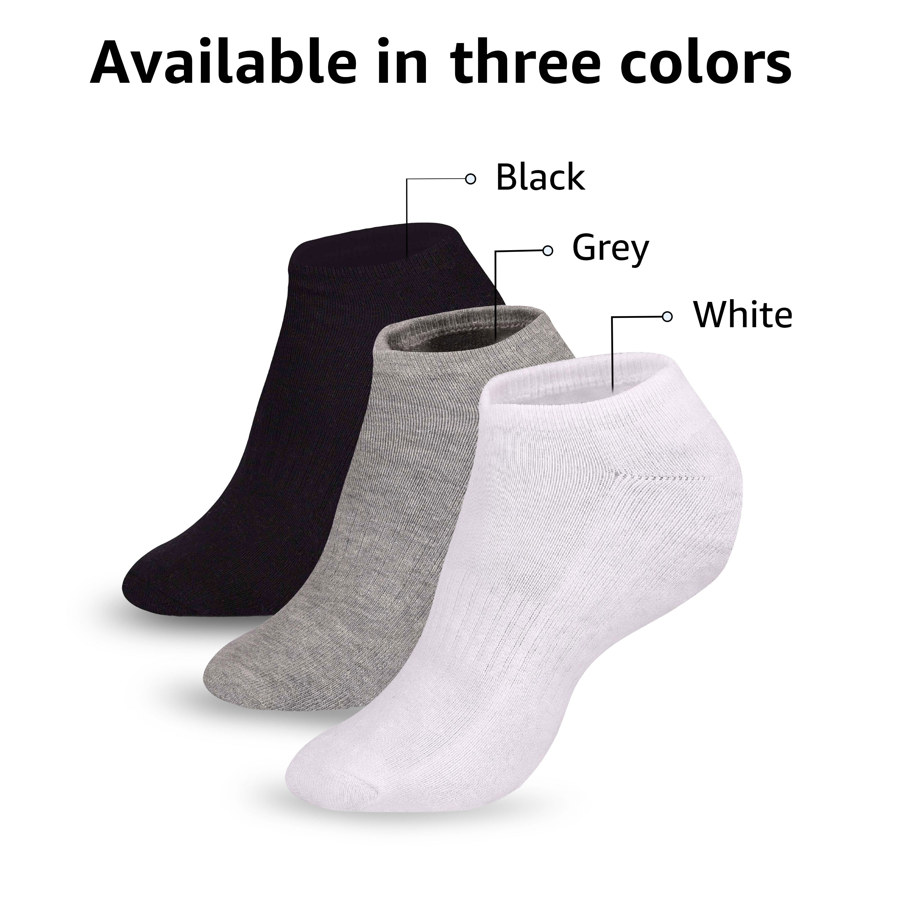 No Show Socks for Men & Women - Stylish Cotton Comfort Running Socks- Low Cut Ankle Length Anti Slip Socks Pack of 6