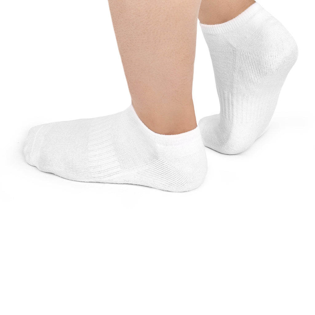 No Show Socks for Men & Women - White Dhampooh