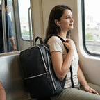 Black Leather Laptop Backpack for Work & Travel Leather Village