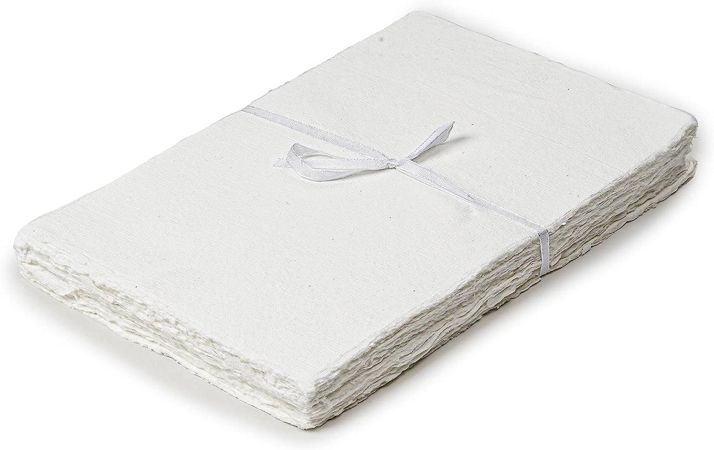 Cotton - Handmade Deckle Edge Paper – Porridge Papers