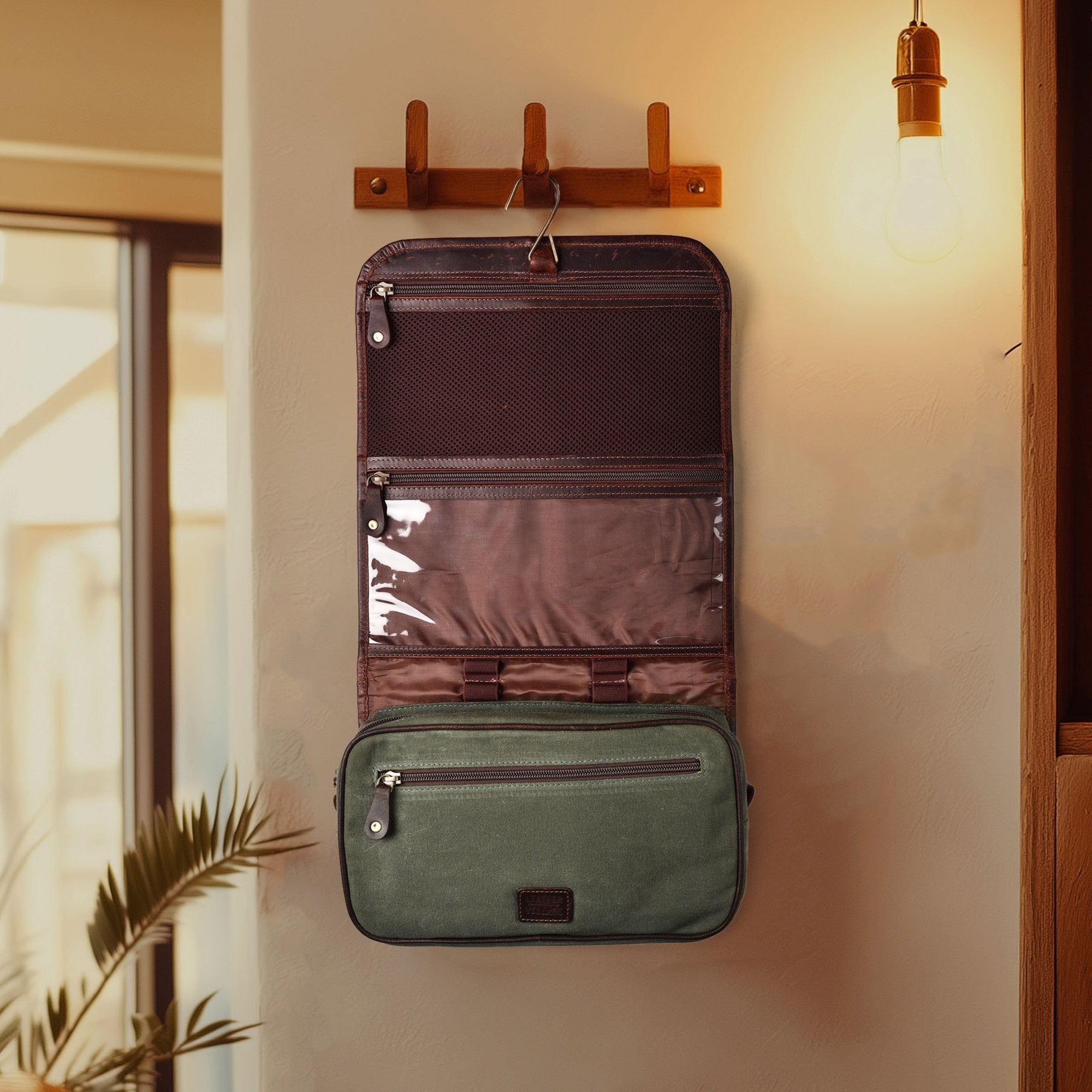 Hanging Toiletry Bag for Travel - Cherry