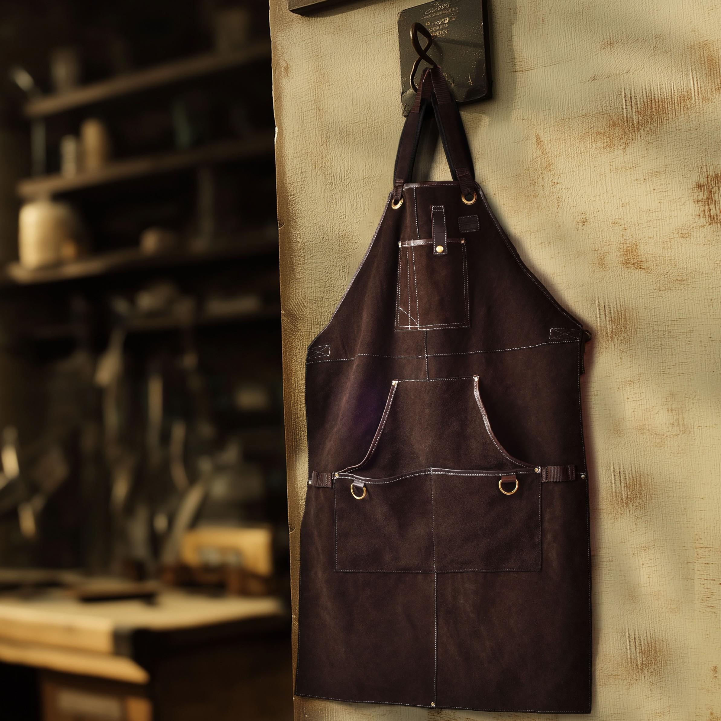 Brown Leather Tool Apron Leather Village