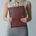 Leather Village genuine leather desk pad for workspace use
