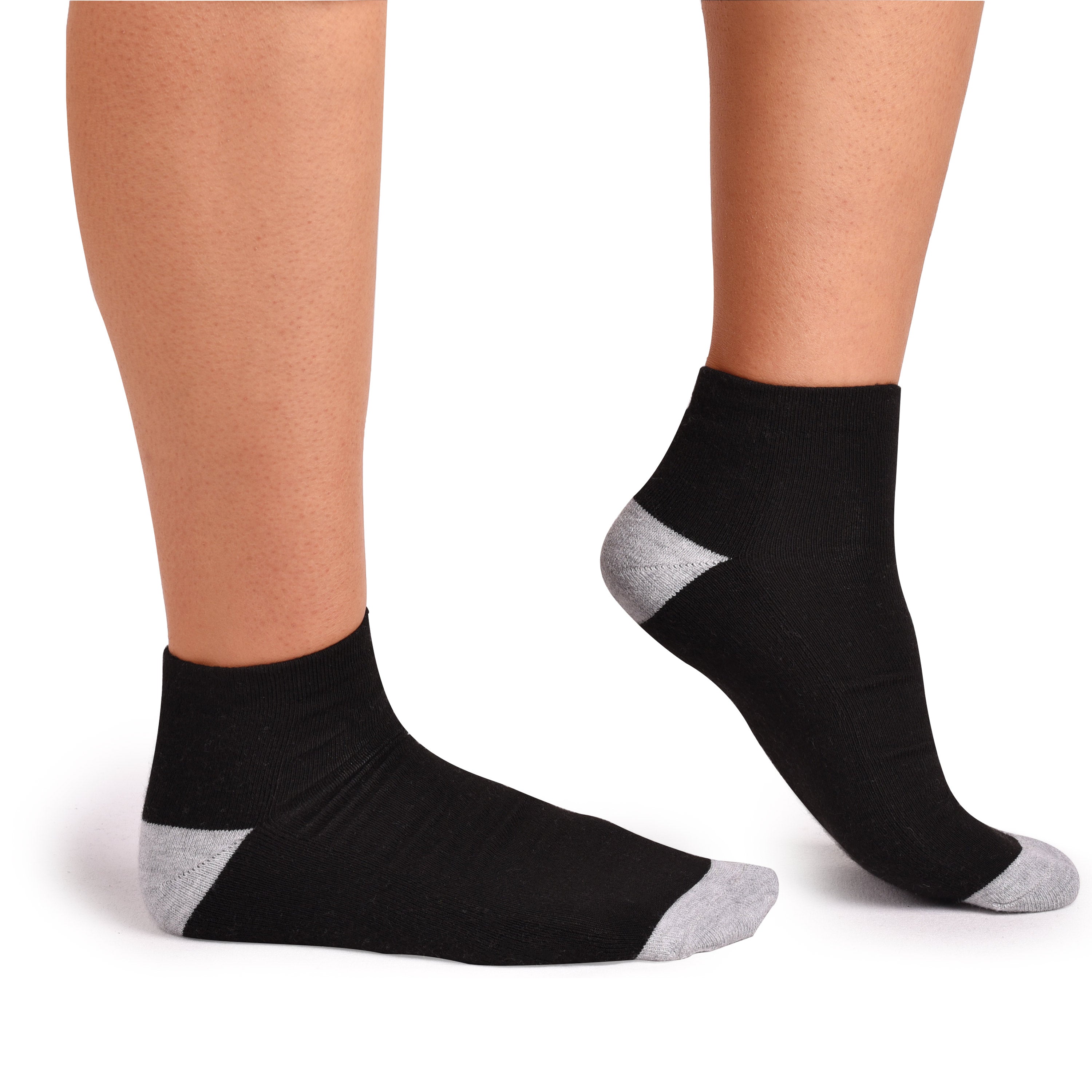 Ankle Length Anti-Slip Casual Socks for Men & Women- Stylish Comfort Fit Moisture Control- Perfect for Everyday Wear Pack of 6