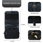 Hanging Toiletry Bag for Travel - Black
