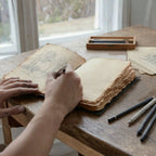 Full grain black leather Holy Bible with artisan craftsmanship