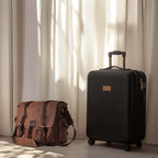 Canvas Messenger Shoulder Bag - Brown