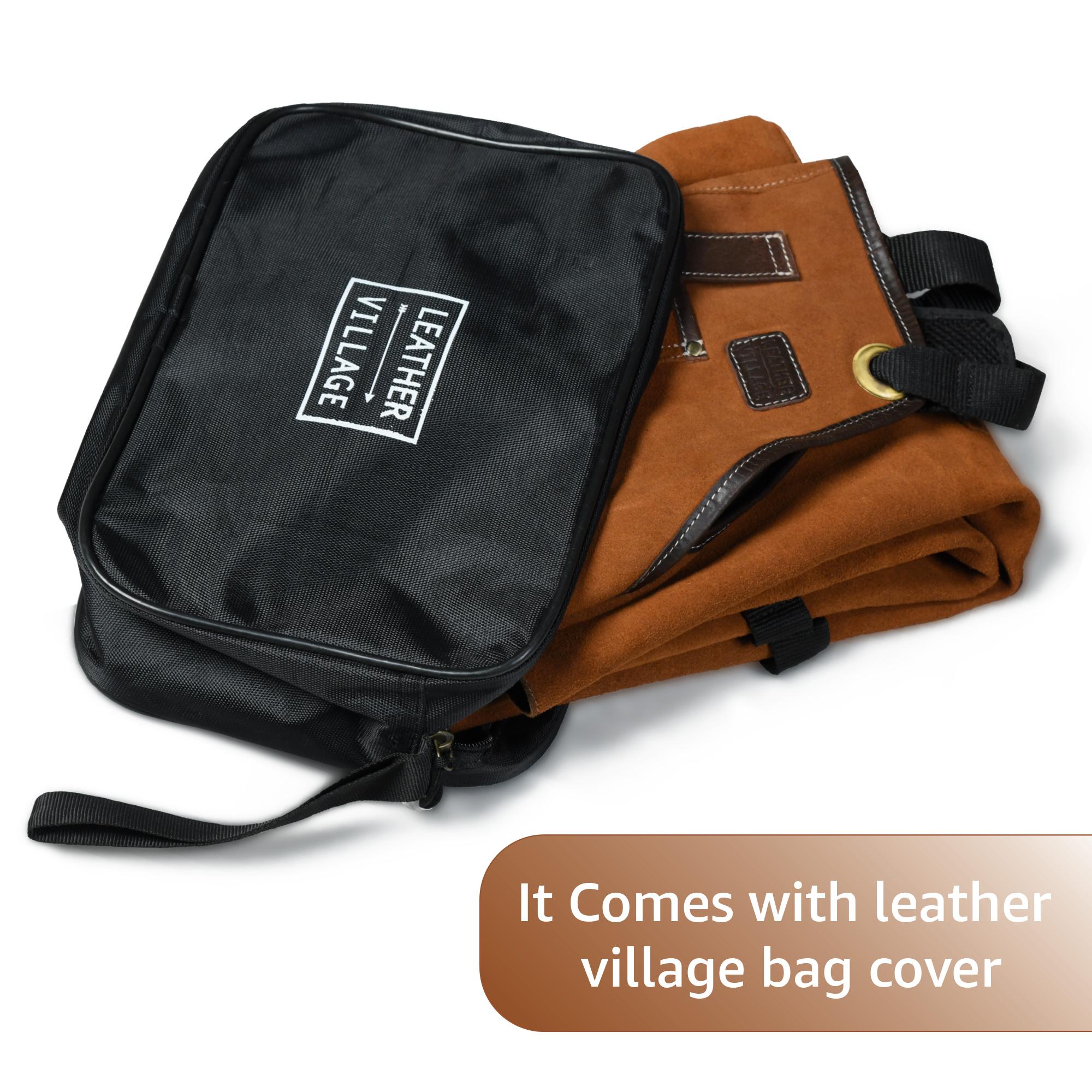 Tan Leather Tool Apron Leather Village