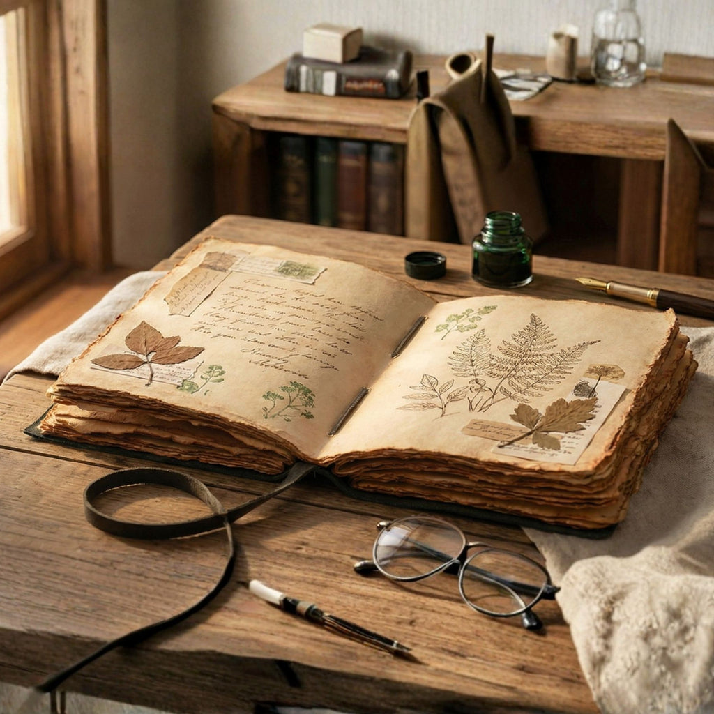 Luxury embossed brown leather Bible for prayer and devotion