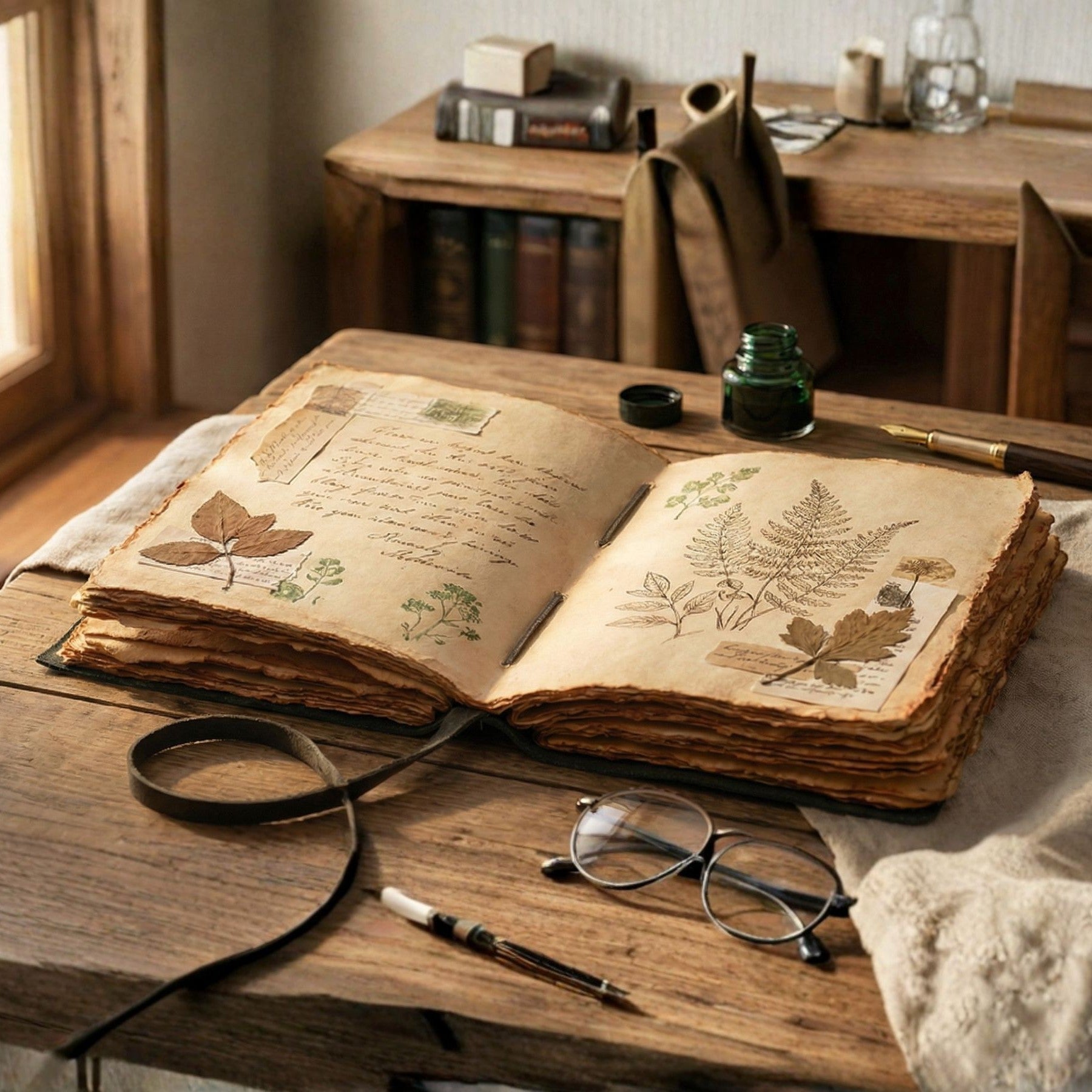 Luxury embossed brown leather Bible for prayer and devotion