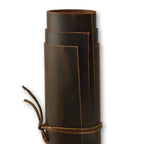 Full Grain Buff Leather Sheet - Dark Brown, 2mm Thick - Premium Craft Leather for Tooling, Upholstery, Workshops, and DIY Projects Leather Village